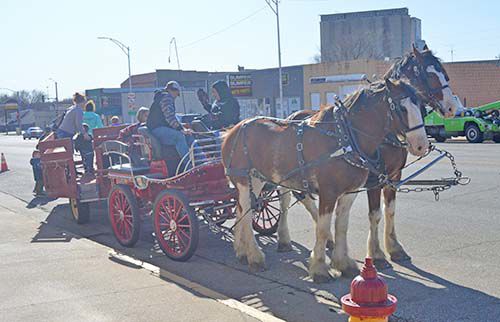 Christmas carriage